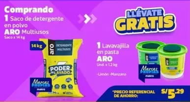 Aro - 1 Saco de detergente en polvo