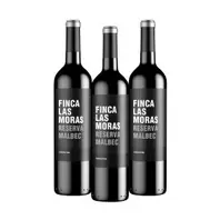 – LAS MORAS RESERVA MALBEC X 750 ML X 3 BOTELLAS