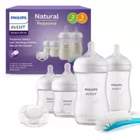 Set Natural 3.0 2x125ml + 2x260ml + Cepillo + Chupón