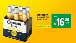 Coronita - Cerveza Six Pack Bot.