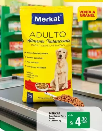 Merkat - Alimento Balanceado para Todas las Razas Adulto