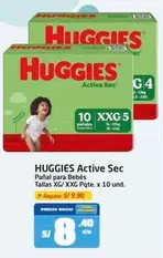 Huggies - Pañal para Bebés Tallas XG/XXG Pqte. x 10 und.