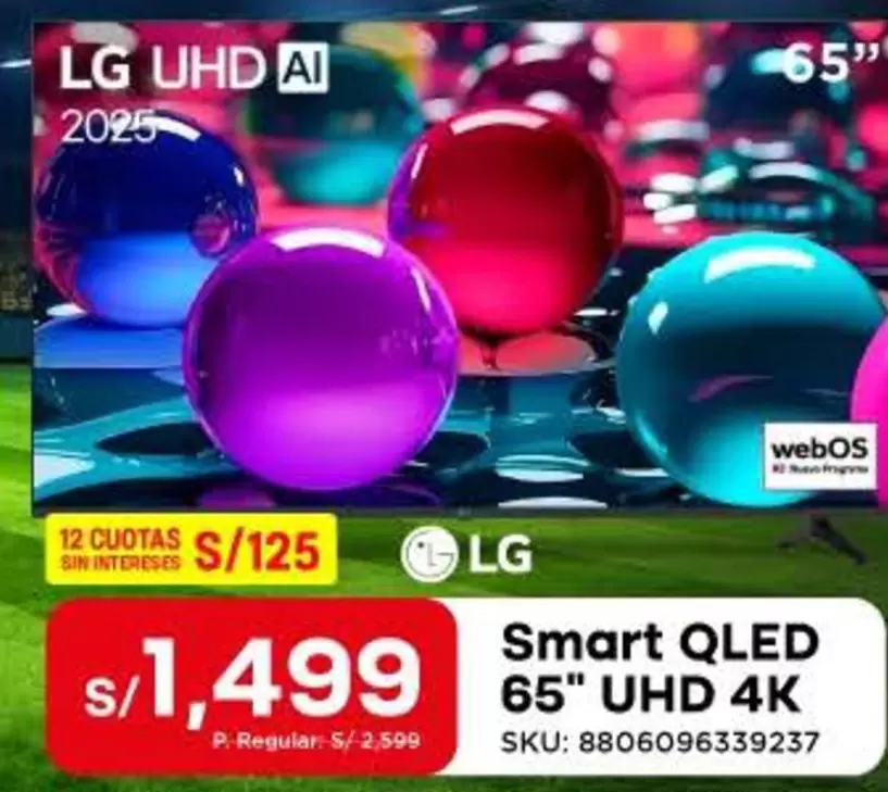 Lg - Smart QLED 65" UHD 4K