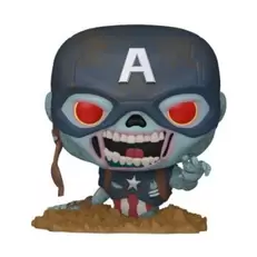 Funko Por Marvel Zombie - Captain America