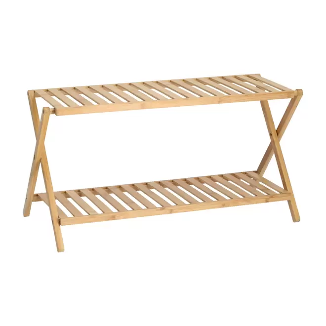 CASA-ORGANIZADORES REPISA 2 BAND LARGA PLEG H37CM BAMBU 3217557000019