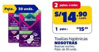 Nosotras - Toallas higiénicas Buenas noches