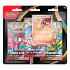 Pokémon TCG Chaos Rising - 3 Pack Blister (Inglés)