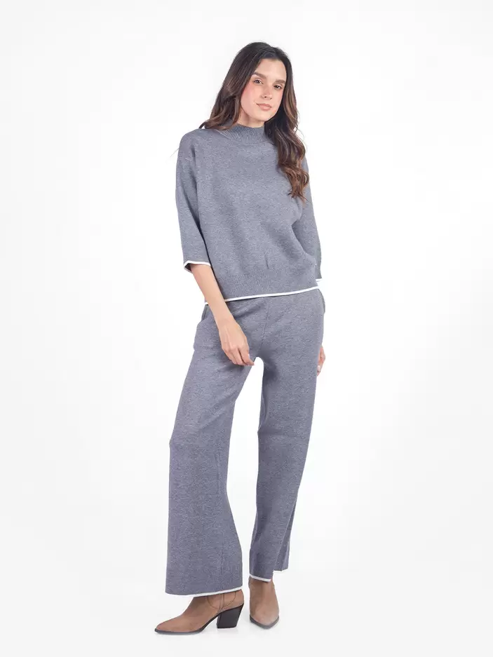 Set chompa y pantalón tacto cashmere