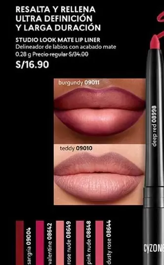 Pink - STUDIO LOOK MATE LIP LINER Delineador de labios con acabado mate