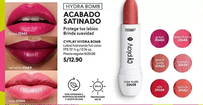 Rubi - CYPLAY HYDRA BOMB Labial Hidratante Full Color 20459
