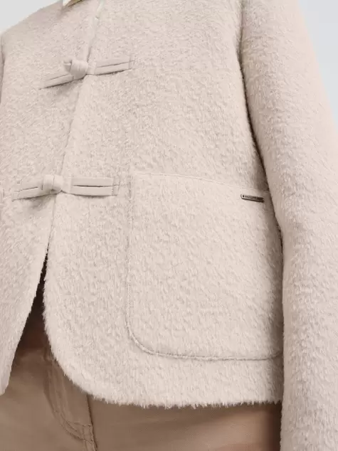 Saco Calm De Lana Color Beige
