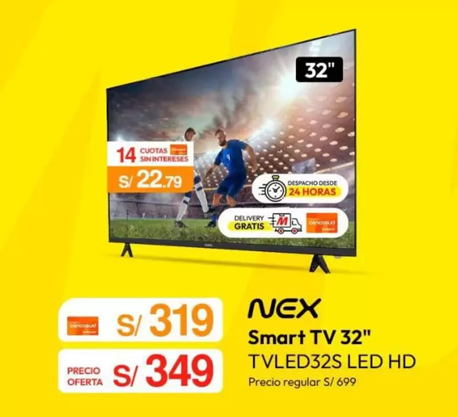 Nex - Smart TV 32" TVLED32S LED HD