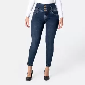 Pantalon Jean High Stch Abrilh Pitillo