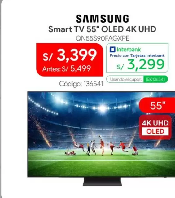 Samsung - Smart TV 55" OLED 4K UHD