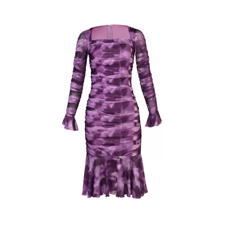 Vestido Mesh Nubia Morado