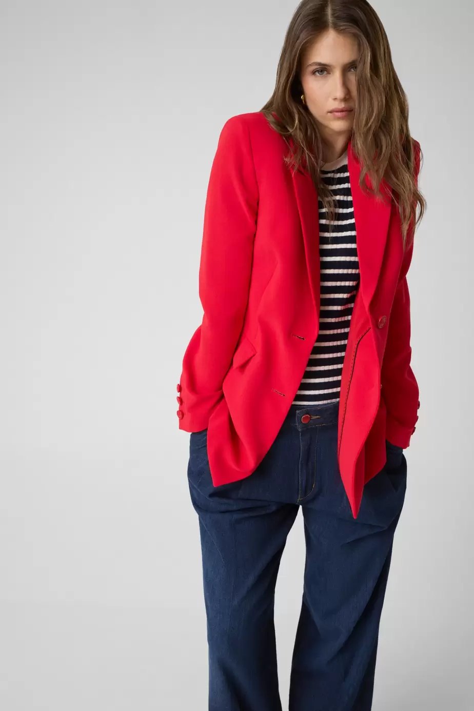 Blazer de un solo botón