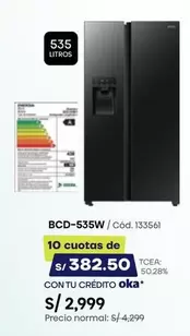 Samsung - BCD-535W