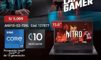 Acer - ANV15-52-759L Cód. 137877
