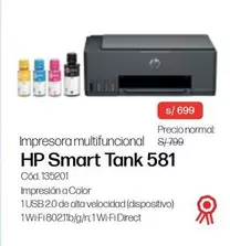 Hp - Smart Tank 581