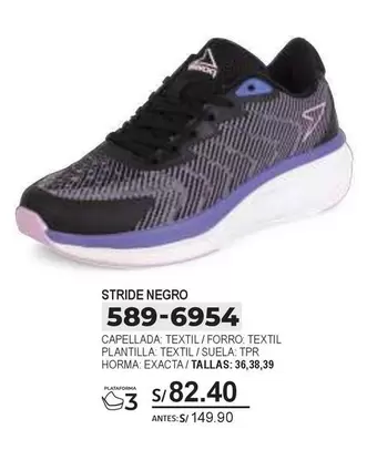 Puma - STRIDE NEGRO 589-6954