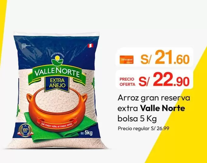 Valle Norte - Arroz gran reserva extra