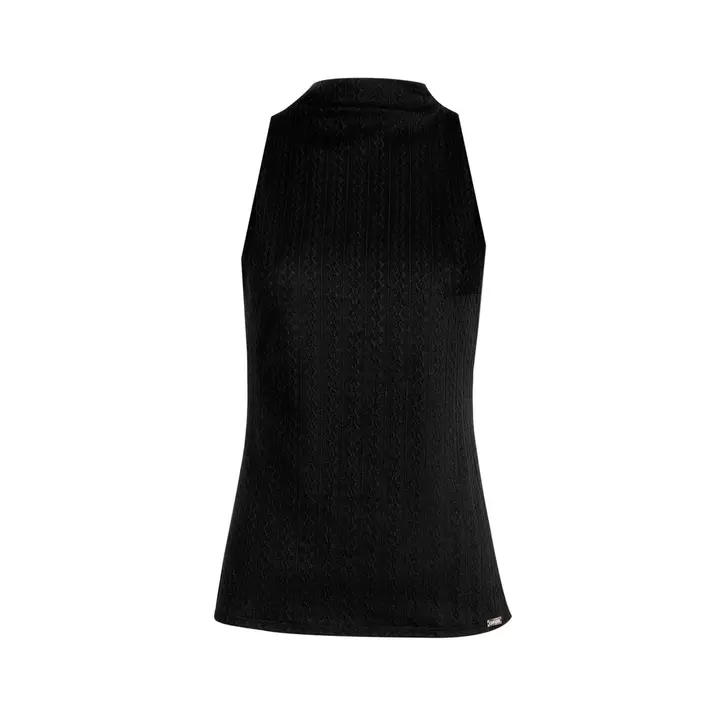 Polo Tejido Cuello Alto Latifa Negro