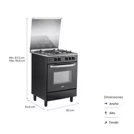Cocina de Pie Cartagena Sole 60cm