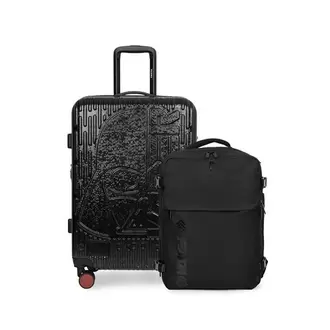 MALETA VARENNA 24" VADER BLACK + MOCHILA VIAJERA VISO VADER FORCE