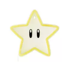 Lámpara Super Mario Super Star LED Neón Paladone