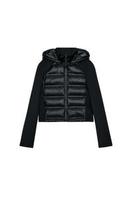 CHAQUETA ACOLCHADA COMBINADA CAPUCHA DESMONTABLE
