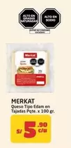 Merkat - Queso Tipo Edam en Tajadas Pqte.
