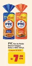 PYC - Pan de Molde Blanco/ Integral