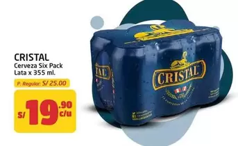 Cristal - Cerveza Six Pack Lata