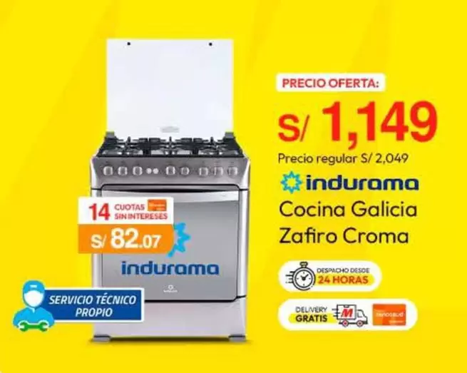 Indurama - Cocina Galicia Zafiro Croma