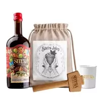 – SITERA AMARO LEMON CIDER X 700 ML + BOLSA + MARTILLO Y VASO SITERA