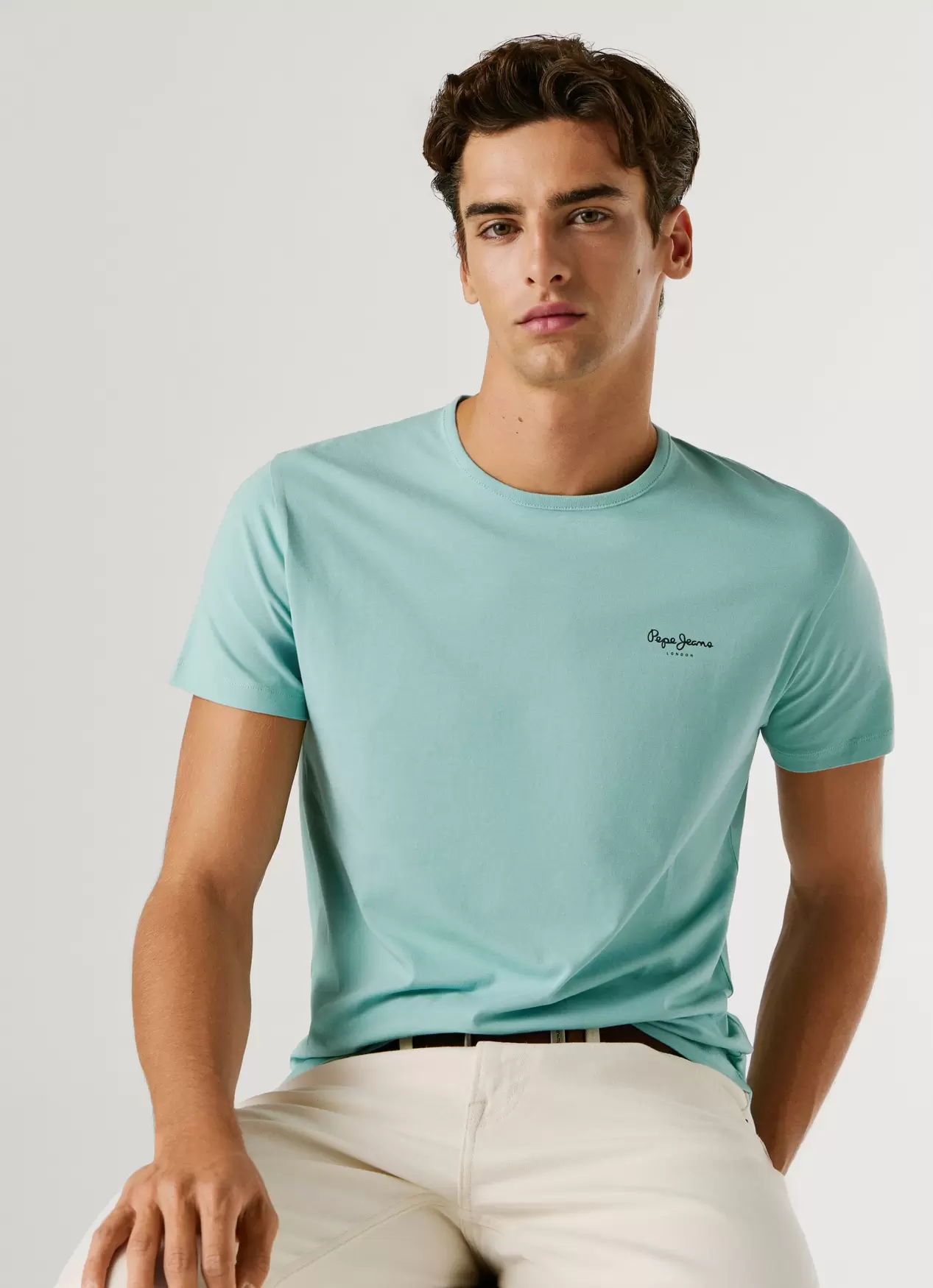 Camiseta Logo Estampado Fit Slim