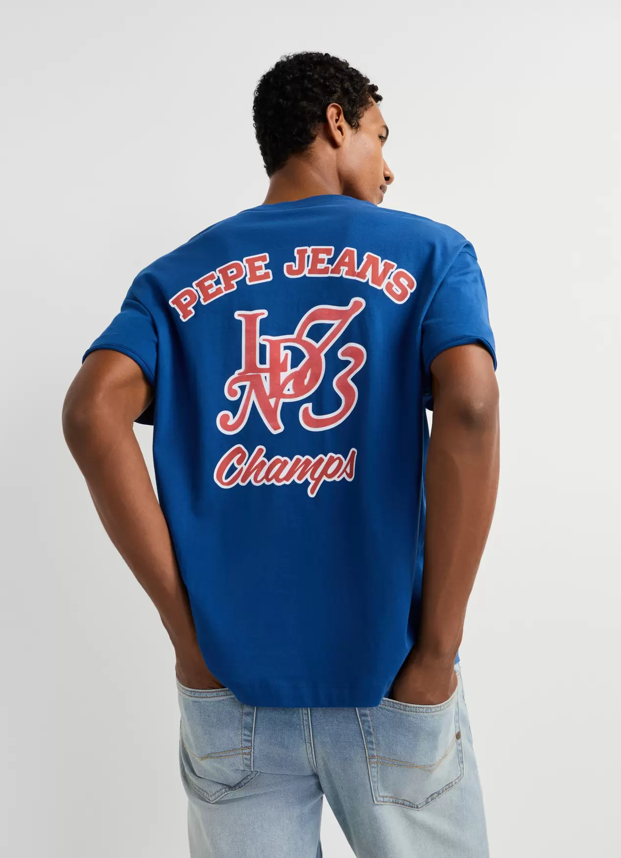 Camiseta Espalda Estampada Fit Casual