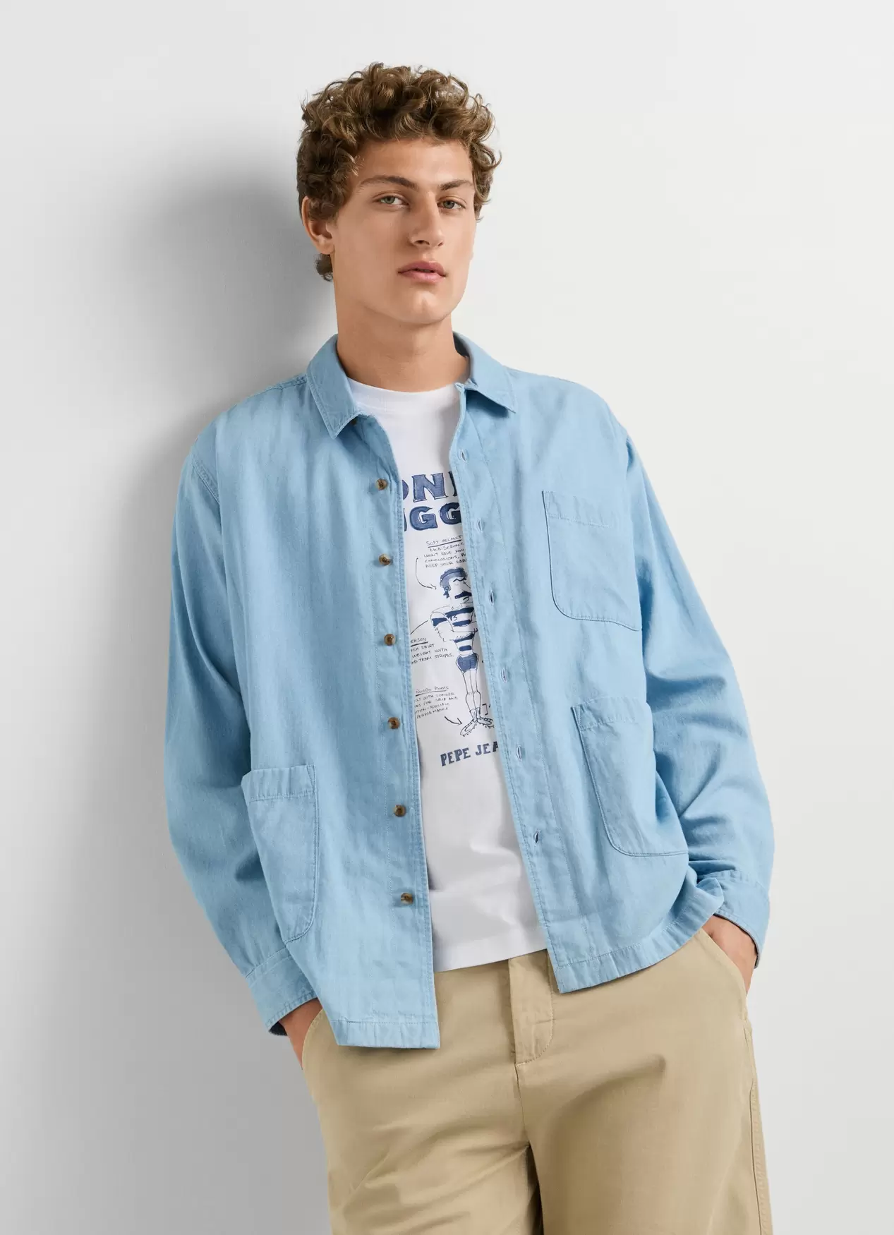 Sobrecamisa Denim Fit Casual