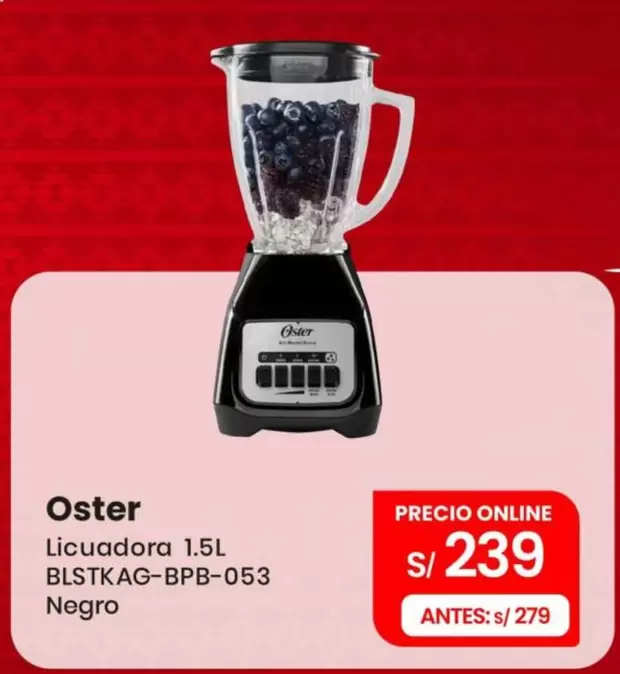 Oster - Licuadora 1.5L BLSTKAG-BPB-053