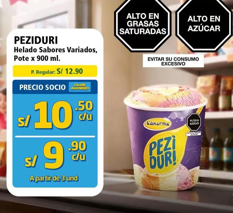 Peziduri - Helado Sabores Variados