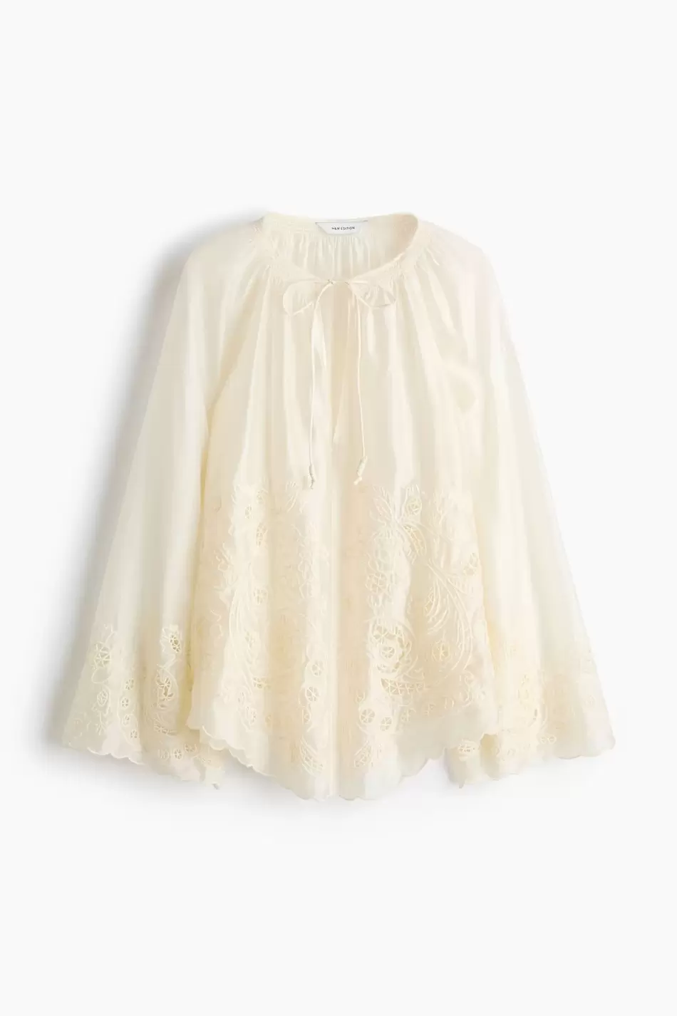 Blusa con broderie