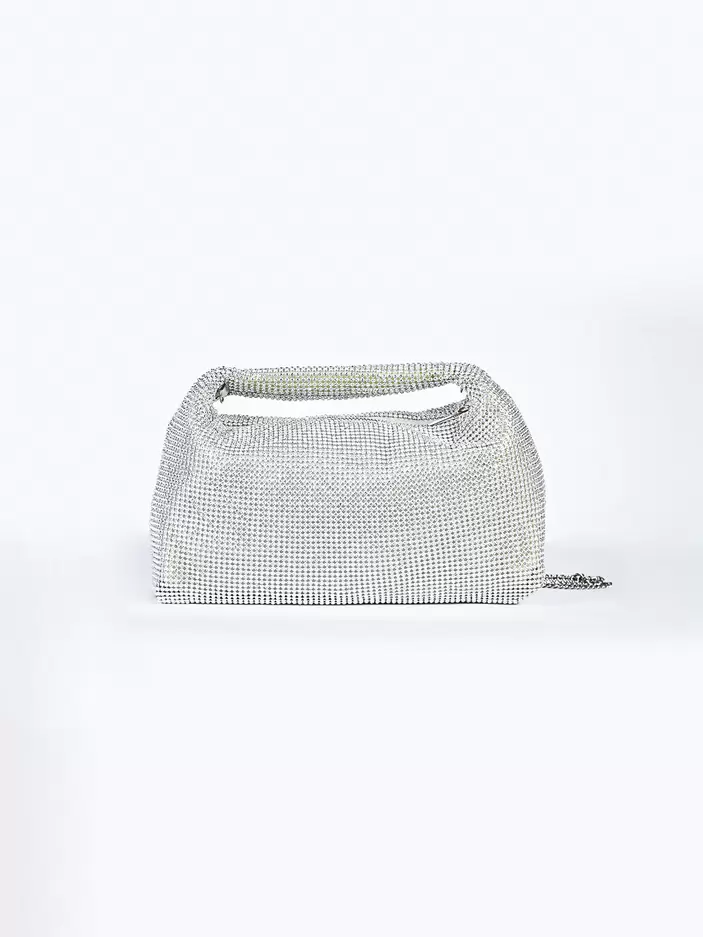 Cartera malla de cristales