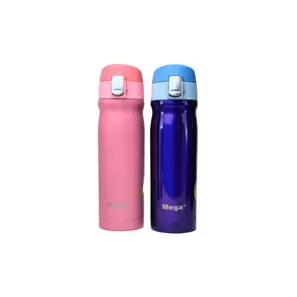 BOTELLA DE ACERO C/TAPA FLIP 0.50 LT. ONE TOUCH