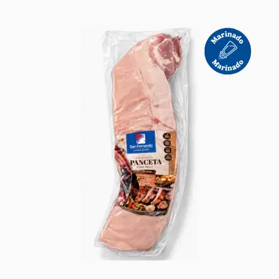 Panceta de cerdo con piel y sin hueso x 2.6 Kg