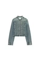 CHAQUETA DENIM TRF ENTALLADA BOTONES
