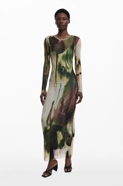 Vestido largo tul