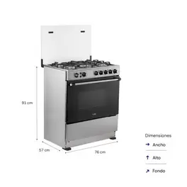 Cocina de Pie Dubai Classic Sole GLP 76cm
