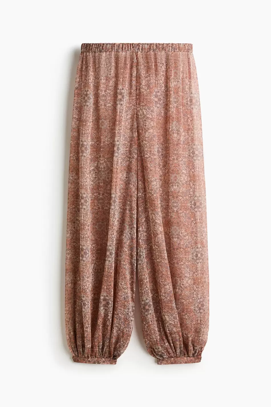 Pantalón globo con cintura elástica