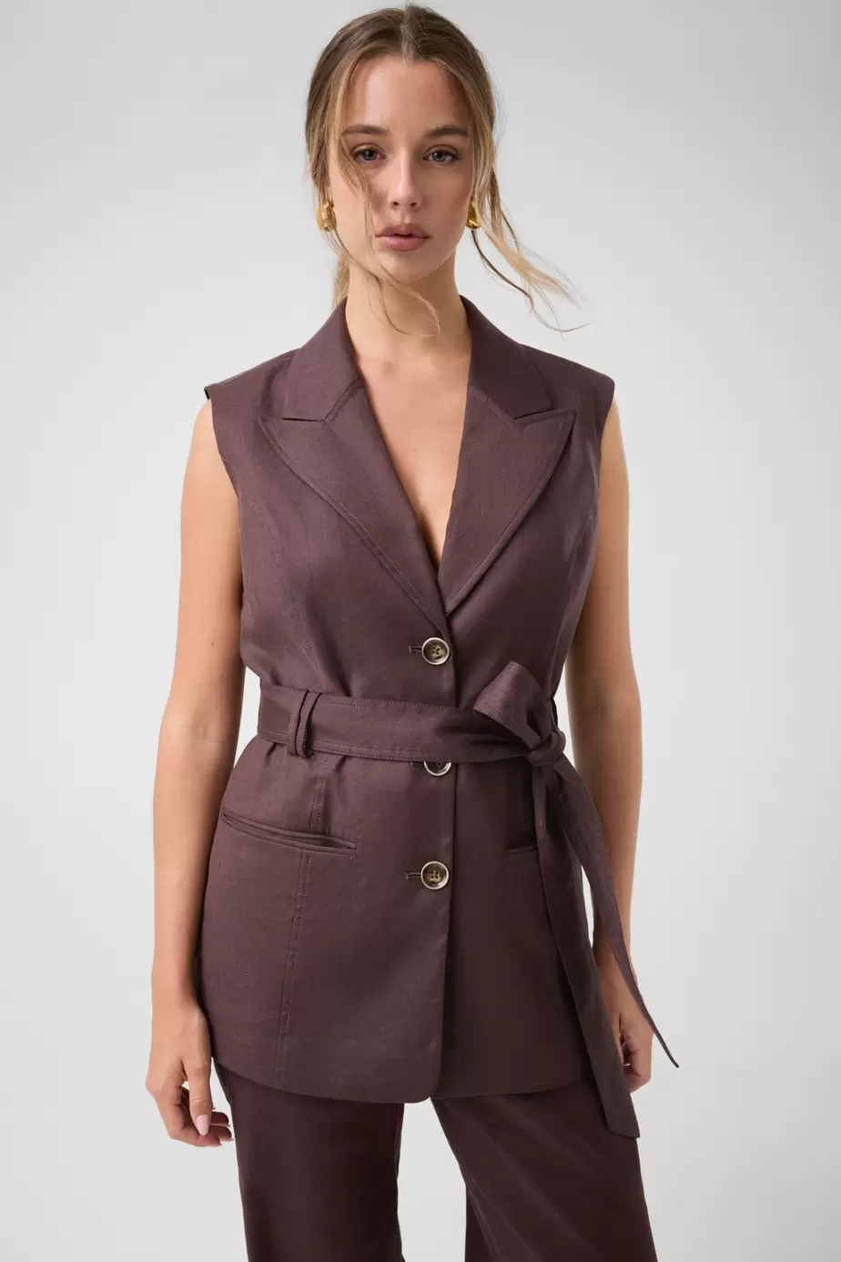 Blazer con cintura elástica