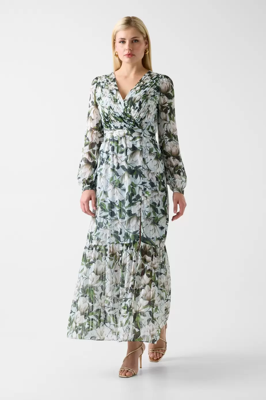 Vestido largo floral